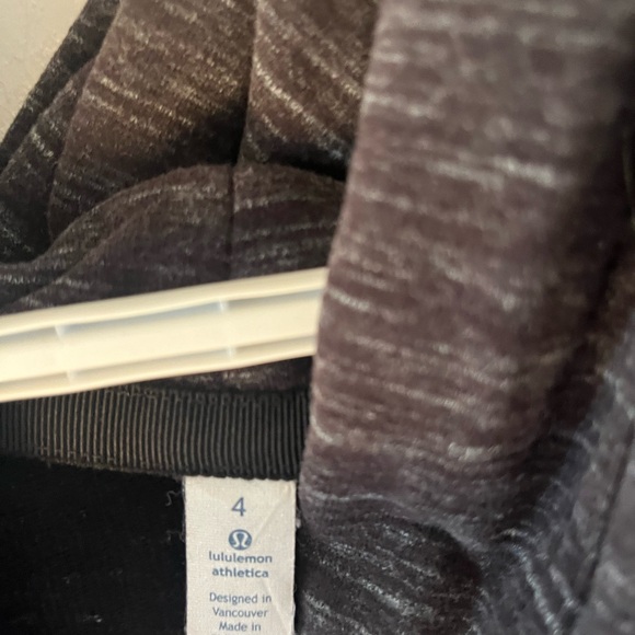 Size 4 lulu lemon jacket with hood and front clasps. - Picture 2 of 3